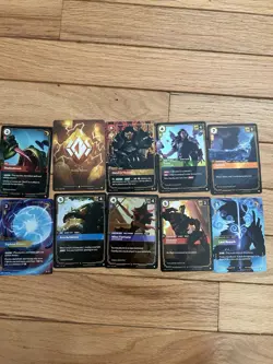2025 Riftbound League of Legends TCG ENGLISH Rare Card LOT OF 10 CHAMPIONS - Image 1