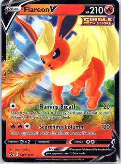 Flareon V SWSH149 SWSH: Sword & Shield Promo Cards Holo - Image 1