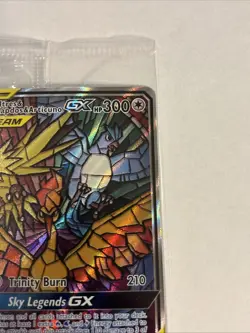 Moltres Zapdos Articuno SM210 GX SEALED Tag Team Hidden Fates Promo Card - Image 3