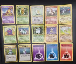 Pokemon TCG Base Set 2 Vintage 15 Cards - Lightly Played - Job Lot Bulk - Image 3