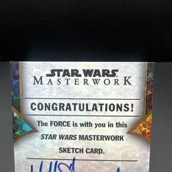 Topps Star Wars Masterwork Sketch Card Matt Stewart 1/1 Scout Trooper - Image 5