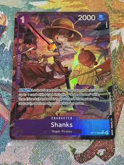 Shanks (Alt Art) OP13-065 R Carrying on His Will - ONE PIECE Card Game English - Image 1