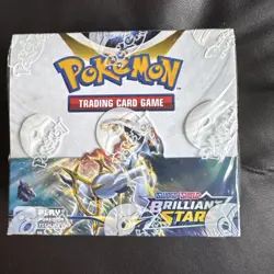 SWSH Brilliant Stars SEALED Booster Box (36 Packs of Pokemon Cards) - Image 1
