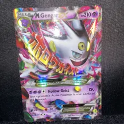 Pokemon TCG Mega Gengar EX Black Star Promo Card XY166 - Image 2
