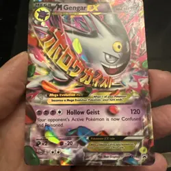 Pokemon TCG Mega Gengar EX Black Star Promo Card XY166 - Image 4