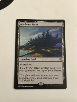 1x Academy Ruins - Commander: Aetherdrift - NM - MTG - Image 1