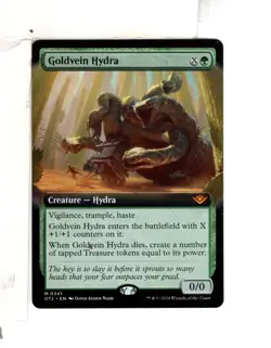 MTG SkeenAB Goldvein Hydra BORDERLESS from OTJ. NM. - Image 1