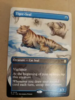 Borderless TIGER-SEAL x1 mtg NM-M The Last Airbender 1 Rare - Image 1