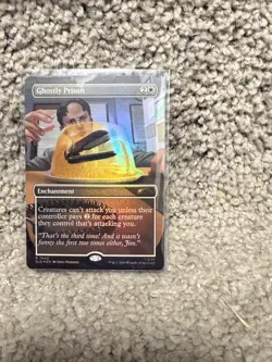 Magic Secret Lair X The Office - Ghostly Prison - From Dwight's Destiny Foil MtG - Image 1