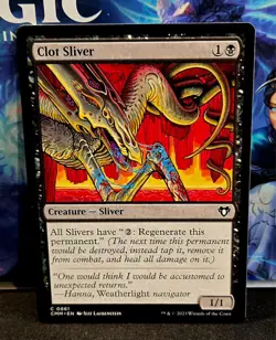 magic the gathering - Clot Sliver - Creature - Sliver - Common - Regenerate - Image 1