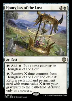 Near Mint, English - 2 x MTG Hourglass of the Lost Commander: Modern Horizons 3 - Image 1