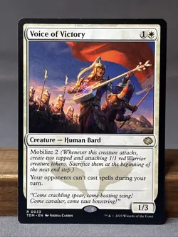 MTG Voice of Victory Tarkir: Dragonstorm Regular #33 MINT OR BETTER - Image 1