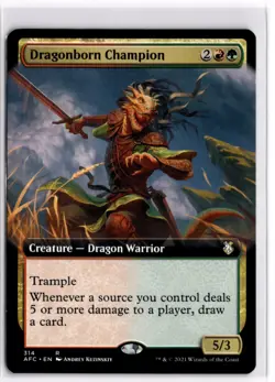 Dragonborn Champion Forgotten Realms Commander LP x1 MTG Magic: the Gathering - Image 1