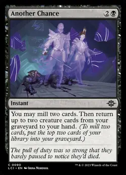 Near Mint, English - 4 x MTG Another Chance - Foil The Lost Caverns of Ixalan - Image 1