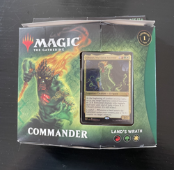 Magic the Gathering Zendikar Rising Commander: Land's Wrath Factory Sealed - Image 1