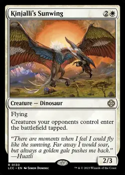 Near Mint, English - 1 x MTG Kinjalli's Sunwing Commander: The Lost Caverns of I - Image 1