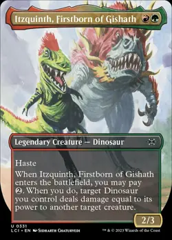 Hero Deal, English - 4 x MTG Itzquinth, Firstborn of Gishath - Borderless The Lo - Image 1