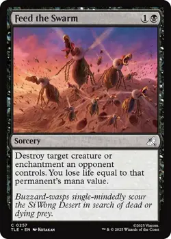Feed the Swarm Light Play, English Magic the Gathering MTG Avatar: The Last Airb - Image 1