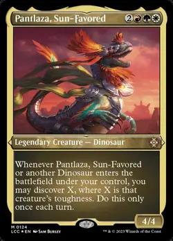 Near Mint, English - 2 x MTG Pantlaza, Sun-Favored (Display Commander) - Thick S - Image 1
