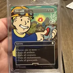 Farewell - Fallout - Borderless NON-FOIL Magic The Gathering NM 353 - Image 1