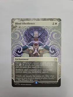 MTG - Blind Obedience Wilds of Eldraine: Enchanting Tales Regular R#0001 - Image 1