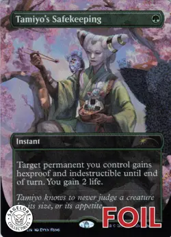 MTG Tamiyo's Safekeeping (Confetti) (2335) | NM Foil | Secret Lair Furby {SLD} - Image 1