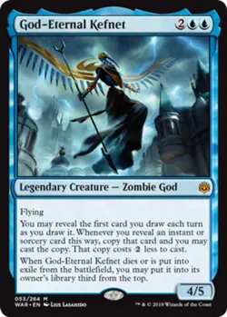 God-Eternal Kefnet - Foil Magic mtg Light Play, English War of the Spark x1 - Image 1