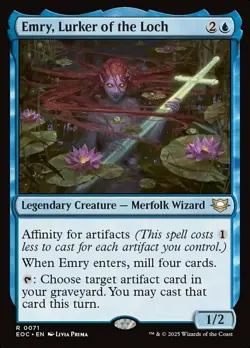 Near Mint, English - 4 x MTG Emry, Lurker of the Loch Commander: Edge of Eternit - Image 1