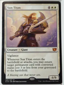 Sun Titan - Commander: 2014 - Magic the Gathering MTG Nice! - Image 1
