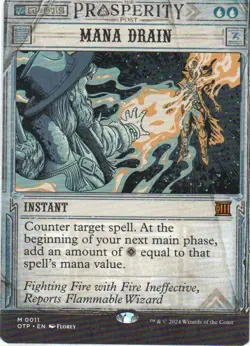 MTG: Outlaws of Thunder Junction: Breaking News: Mana Drain: LP Condition - Image 1