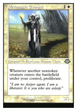 Metastatic Evangel (retro frame) Modern Horizons 3 MTG - NM+ MYTHIC RELICS - Image 1