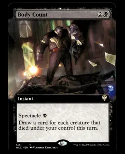 Body Count (Extended Art) 135 R Commander: Streets of New Capenna - Image 1