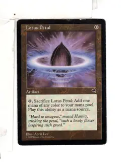 MTG SkeenAB Lotus Petal from Tempest. HP. - Image 1