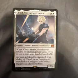 x1 Cloud, Midgar Mercenary M MTG Final Fantasy M/NM, English - Image 1