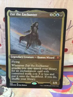 Zur the Enchanter (Foil Etched) #544 (NM) Commander Legends CMR Magic MTG - Image 1