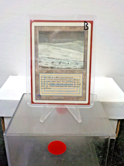 C0729 MTG Revised "Tundra Land (Light Play) (B) (Authentic)" Single & Sleeves - Image 1