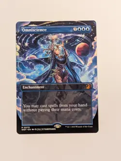 Omniscience (Anime Borderless) Wilds of Eldraine: Enchanting Tales Regular - Image 2