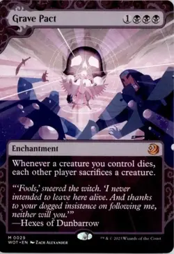 1 x Grave Pact - Wilds of Eldraine: Enchanting Tales - NM-Mint - MTG - Image 1