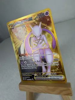 Pokemon TCG Gold Team Rockets Mewtwo 240/182 SV10 Destined Rivals NM - Image 3