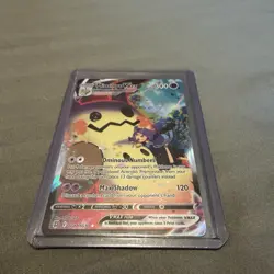 Pokemon Mimikyu VMAX Holo Ultra Rare TCG Card 2022 Brilliant Stars TG17 - Image 2