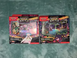 Mega Gengar ex + Mega Diancie Ex Mega Battle Decks Set of Two Sealed Pokemon TCG - Image 1