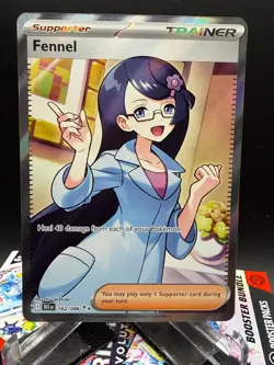 Pokemon Scarlet & Violet Black Bolt Fennel 162/086 Full Art English TCG - Image 1