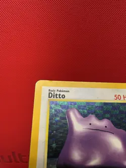 Pokemon Fossil Set Unlimited Ditto 3/62 Holo Rare HP WOTC HP+ - Image 5