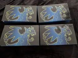 Pokemon Mega Charizard X EX UPC Ultra Premium Collection Open Box LOT OF 4 - Image 1