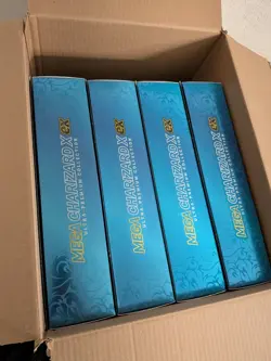 Pokemon Mega Charizard X EX UPC Ultra Premium Collection Open Box LOT OF 4 - Image 4
