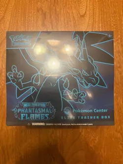 Phantasmal Flames Pokemon Center Exclusive ETB Elite Trainer Box (NEW) - Image 1