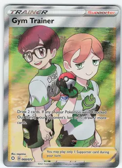 Gym Trainer Full Art 068/072 Ultra Rare Holo Shining Fates NM Pokemon - Image 1
