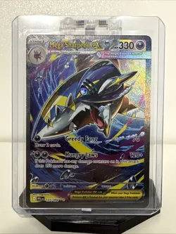 Pokemon Phantasmal Flames Mega Sharpedo Ex SIR Special Illustration Rare 127/094 - Image 1