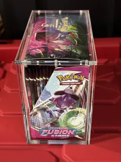 Pokemon Fusion Strike 36 Factory Sealed Packs In Booster Box Plus Acrylic Case - Image 4