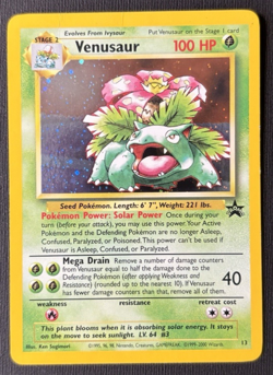 Pokemon Venusaur WOTC Black Star Promo 13/53 (MP - Moderately Played) - Image 1